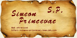 Simeon Prinčevac vizit kartica